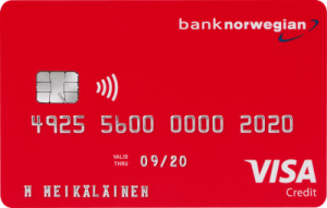 Bank Norwegianin luottokortti